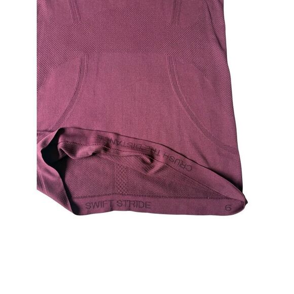 Lululemon Swiftly Tech Long Sleeve size 6 Cassis Red Marsala Athletic Top - Picture 10 of 10